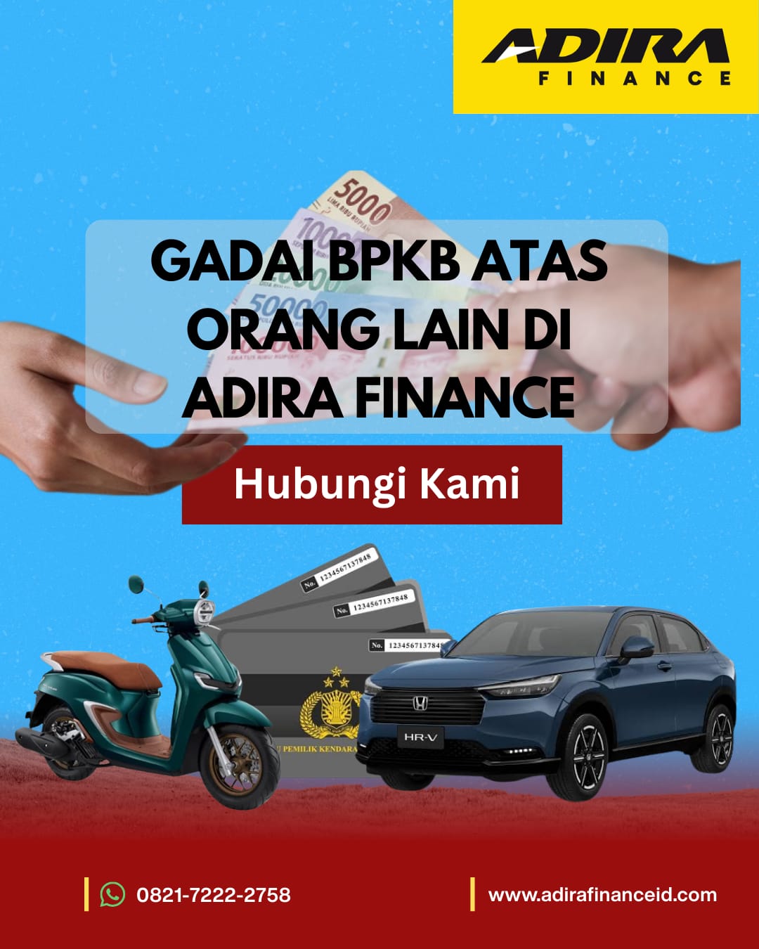 Gadai BPKB Atas Nama Orang Lain di Adira Finance